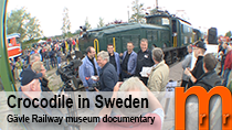 Documentary from when the Swiss crocodile locomotive visited Sweden