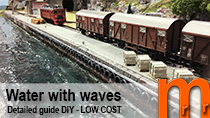 How to make ocean or lake water with wave effect low cost & EASY, using toilet paper and glue. Unlike many other methods, you don´t need to be an skilled artist to get a realistic water effect. Perfect for your model railroad / Railway, RPG miniature terrain, tabletop fantasy or diorama scenery.
