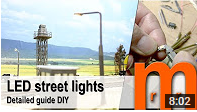Build your own street lights using SMD-LEDs. Easy to customize to any scale