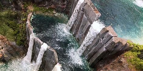 Realistic Waterfalls for Diorama and Model Railroad