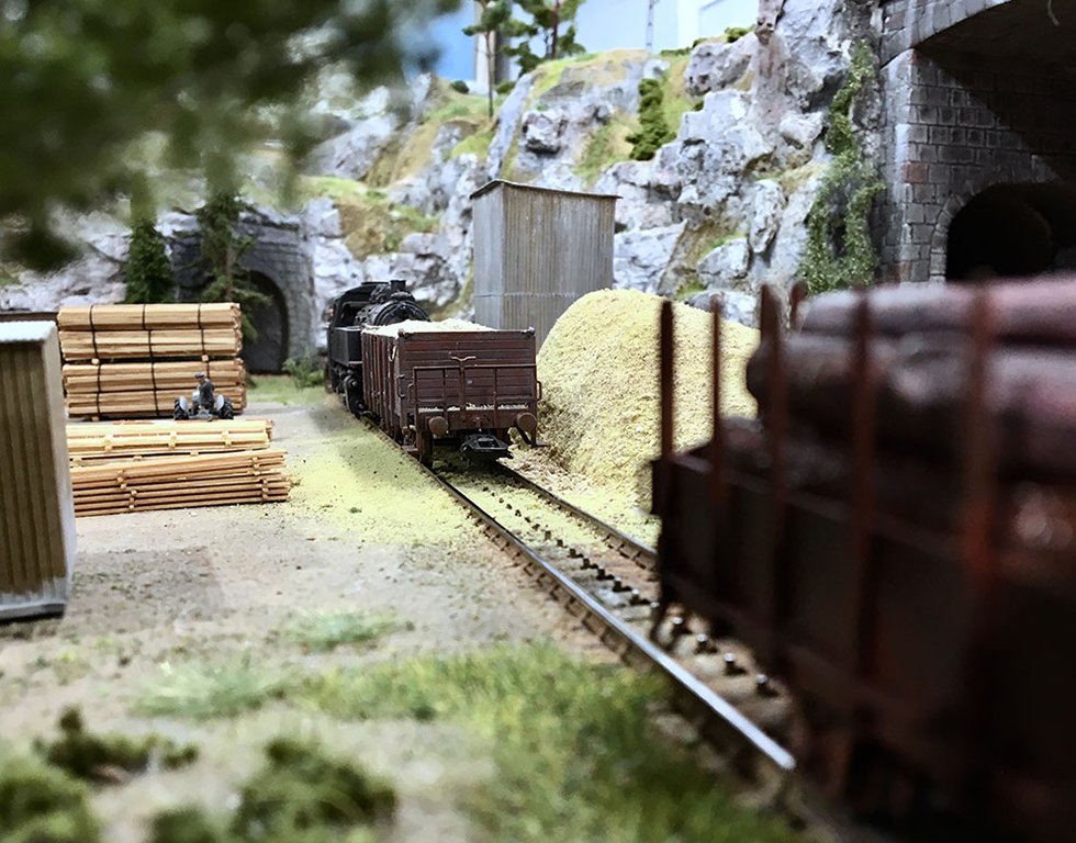 Ballasted M-rail makes the 100 year old track fly again
