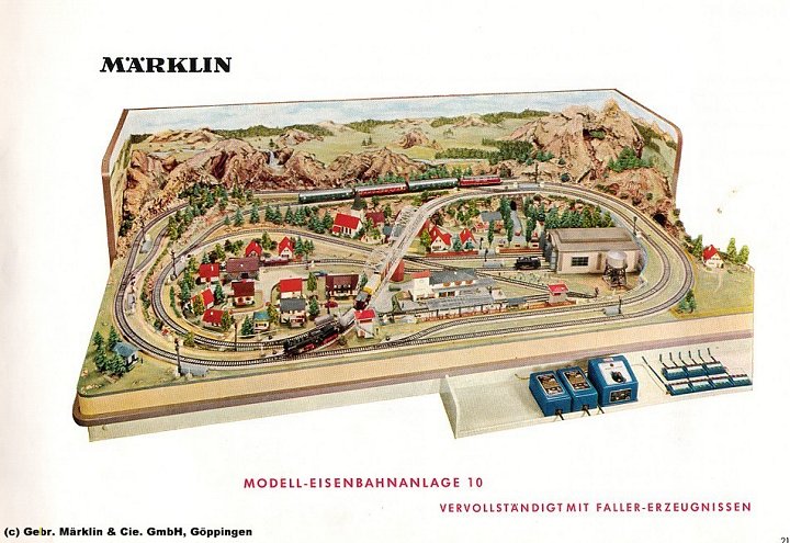 Märklin layout no:10 1960